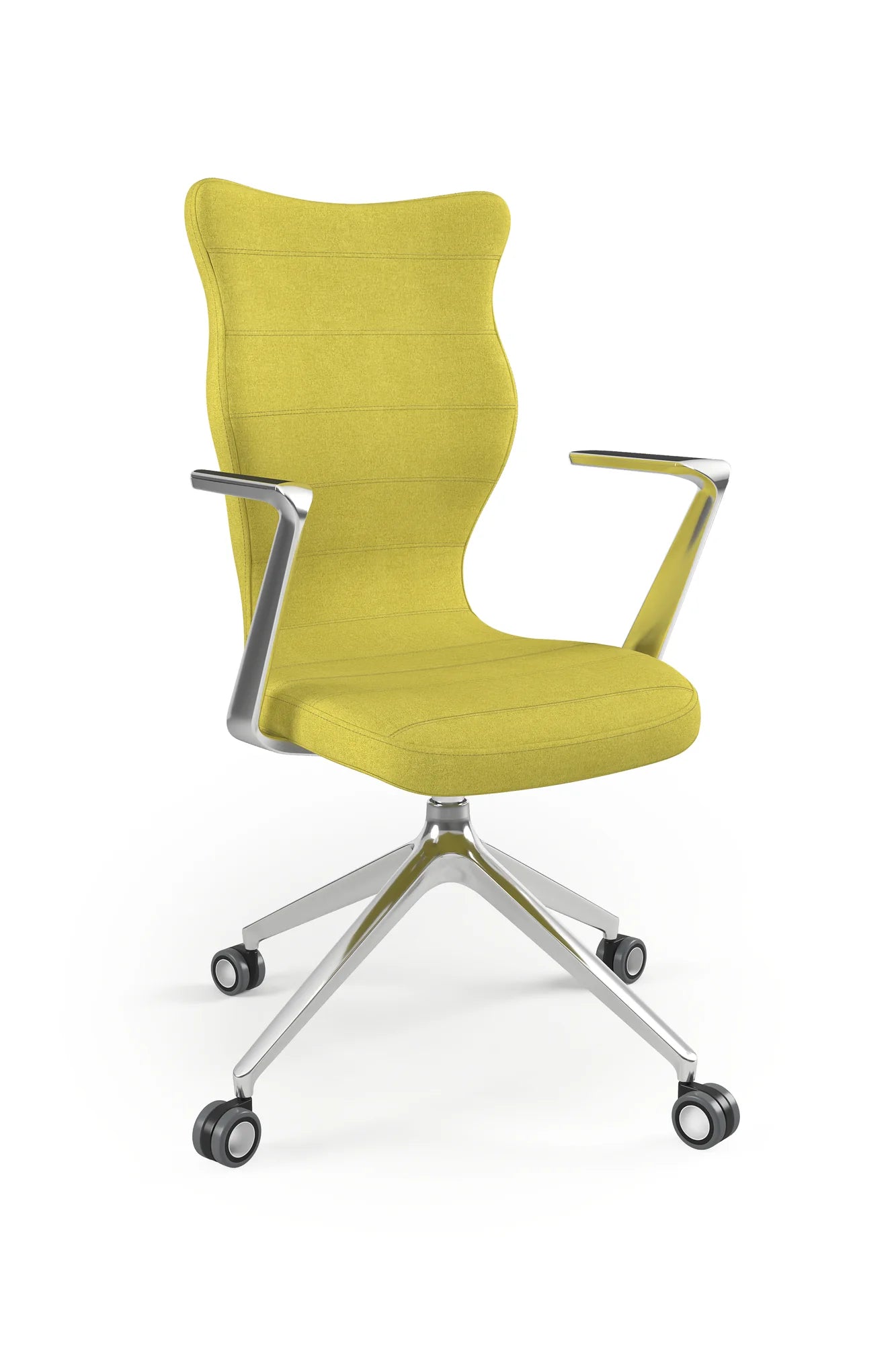 Krzesło obrotowe Kuma – Aluminium polerowane / Deco 19