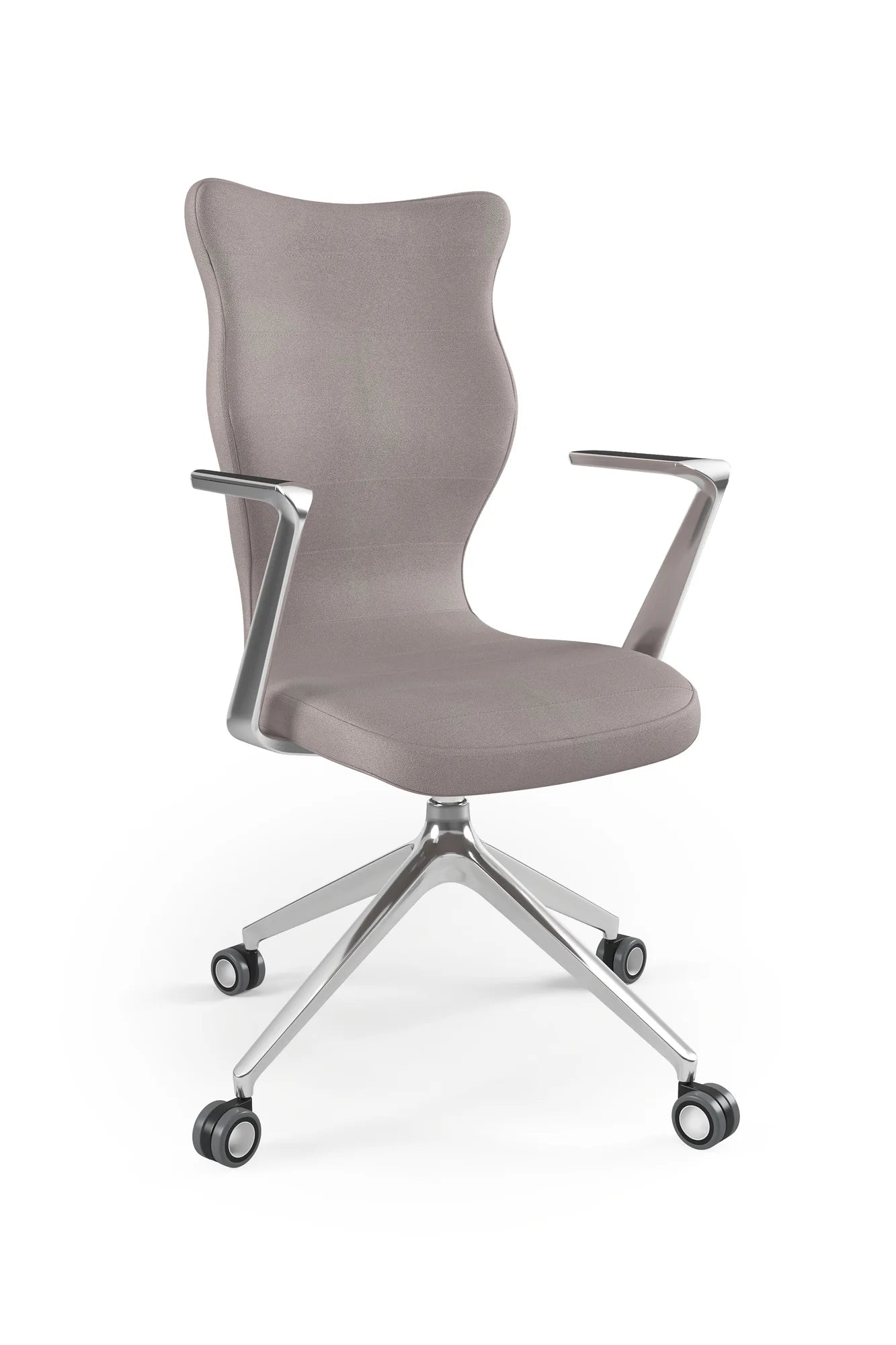 Krzesło obrotowe Kuma – Aluminium polerowane / Letto 33