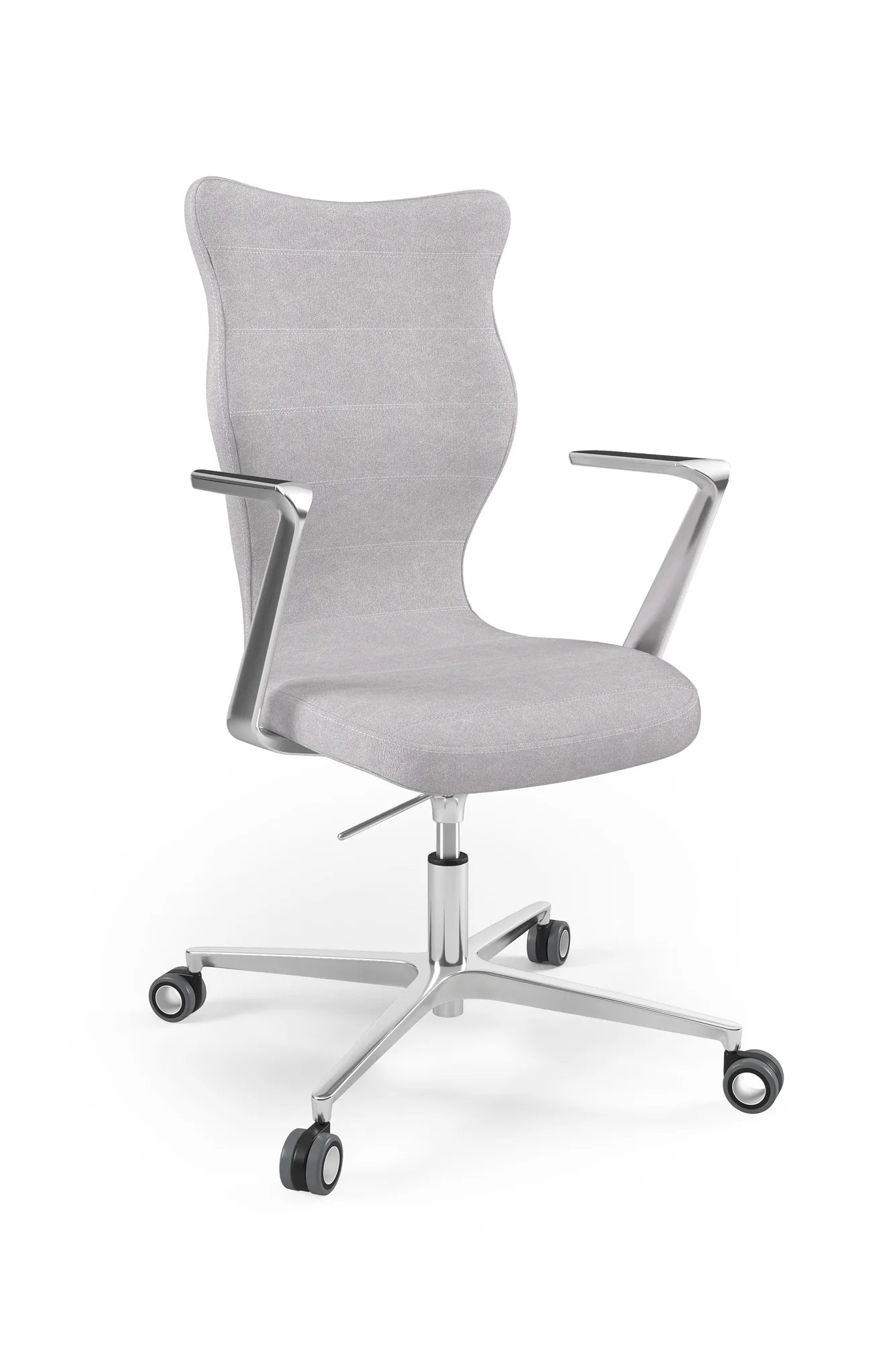Krzesło obrotowe Kylie – Aluminium polerowane / Castel 03