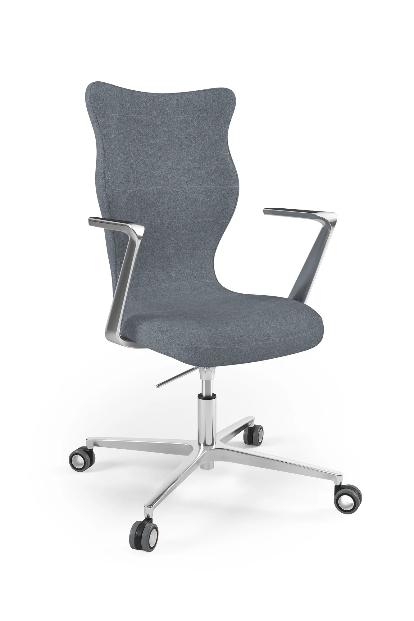 Krzesło obrotowe Kylie Plus – Aluminium polerowane / Castel 24