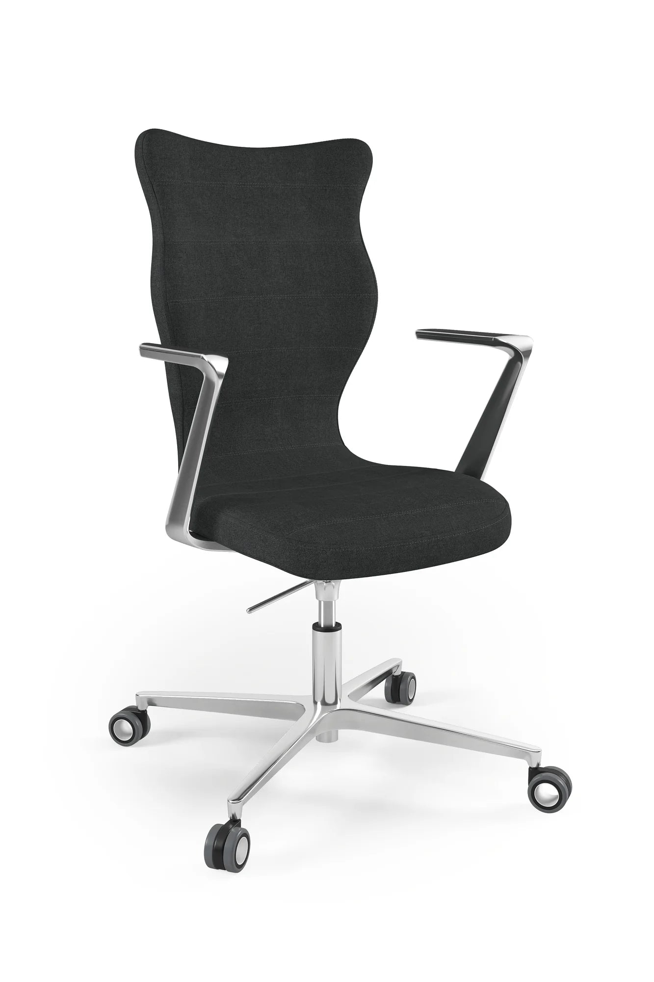 Krzesło obrotowe Kylie Plus – Aluminium polerowane / Deco 17