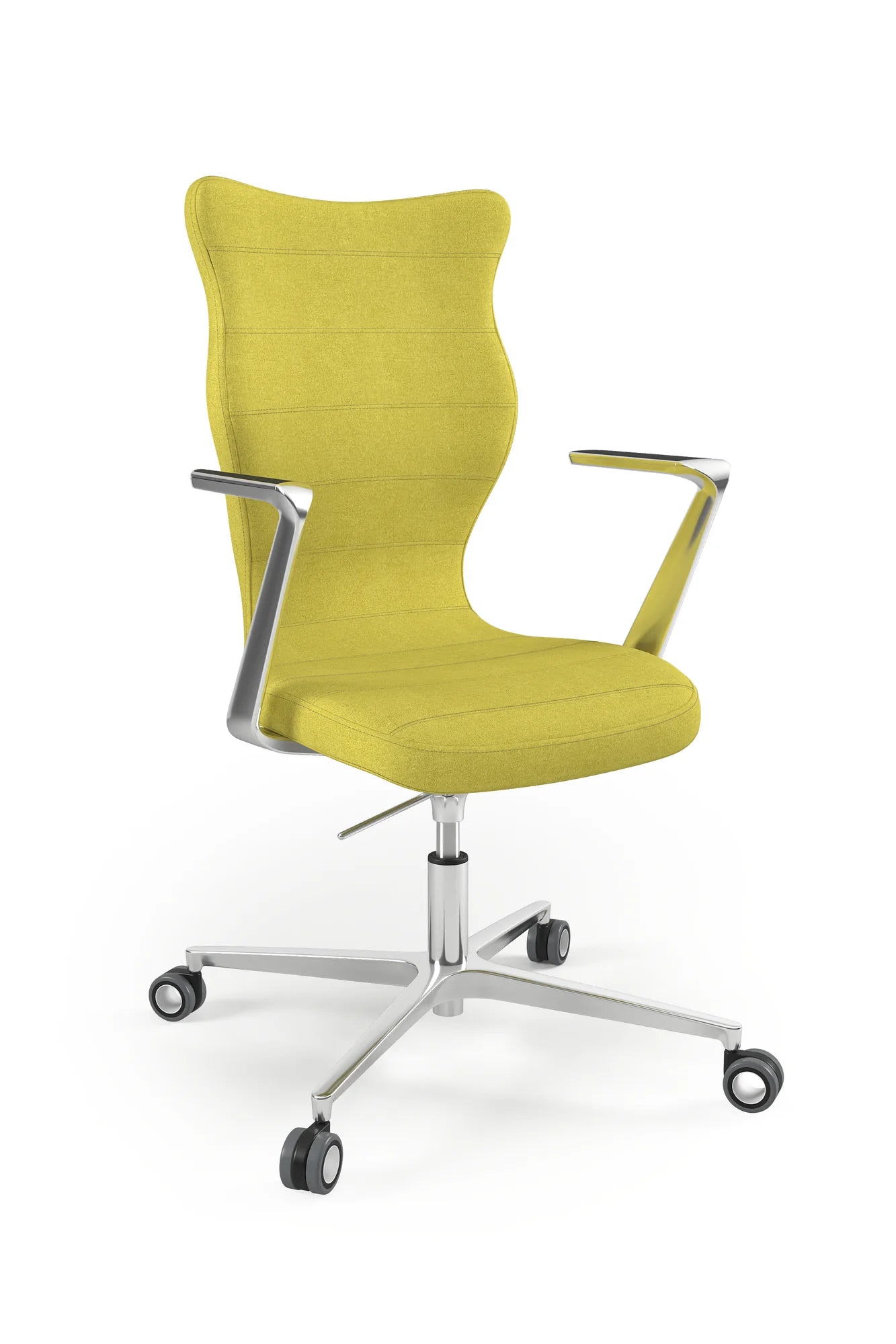 Krzesło obrotowe Kylie Plus – Aluminium polerowane / Deco 19