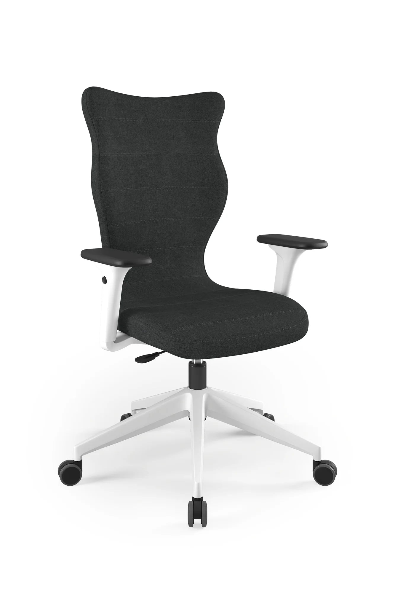 Krzesło obrotowe Nero Plus – Biały / Deco 17