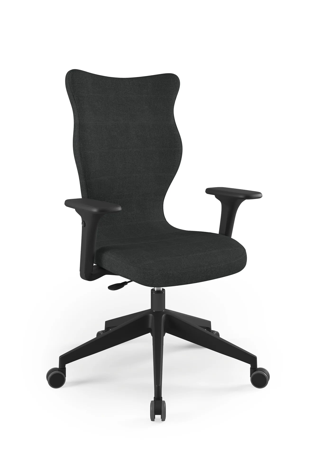 Krzesło obrotowe Nero Plus – Czarny / Deco 17
