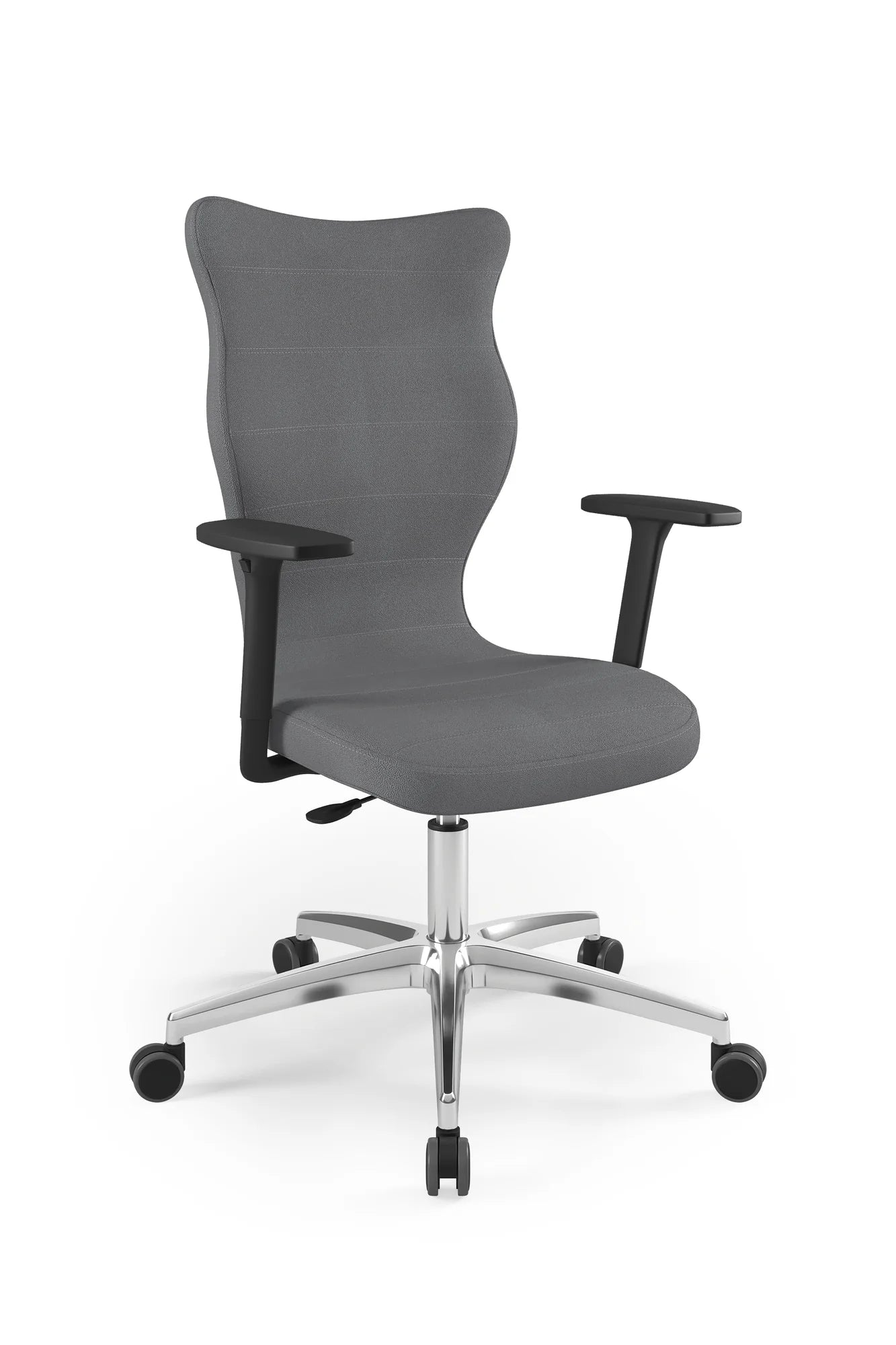 Krzesło obrotowe Perto – Aluminium polerowane / Letto 17