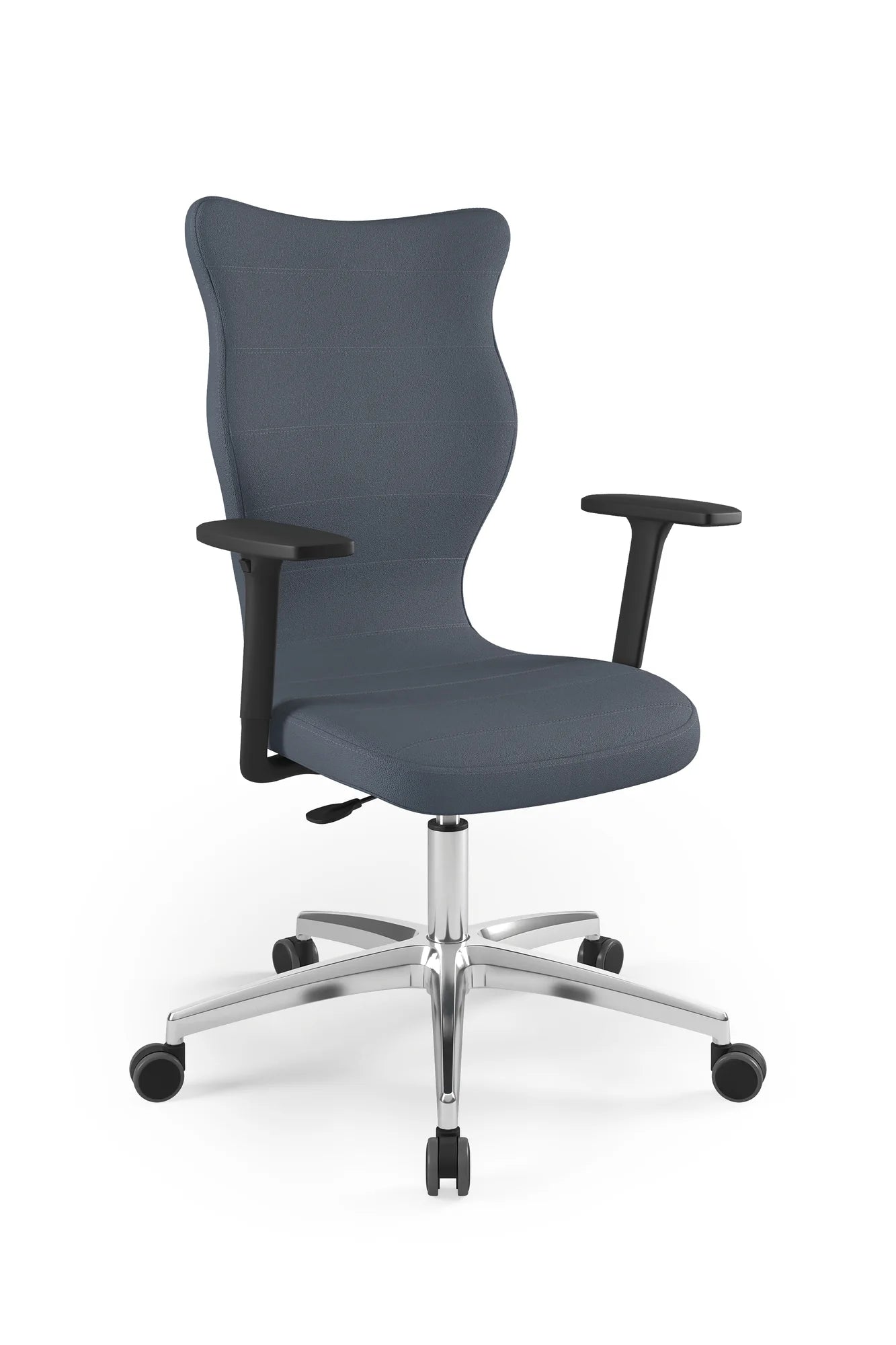 Krzesło obrotowe Perto – Aluminium polerowane / Letto 24