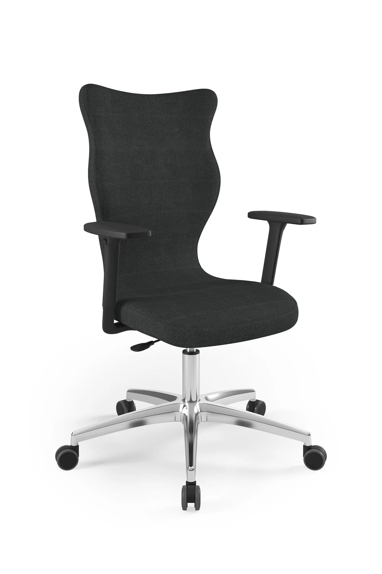 Krzesło obrotowe Perto Plus – Aluminium polerowane / Deco 17