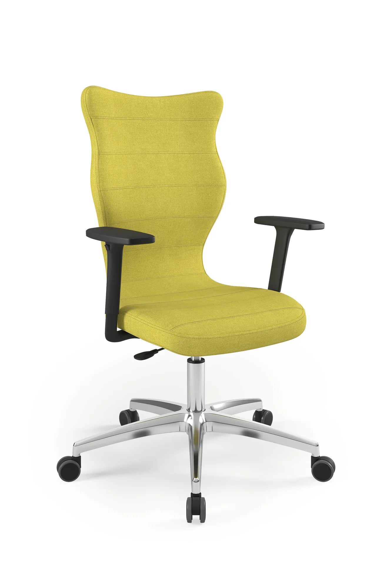 Krzesło obrotowe Perto Plus – Aluminium polerowane / Deco 19