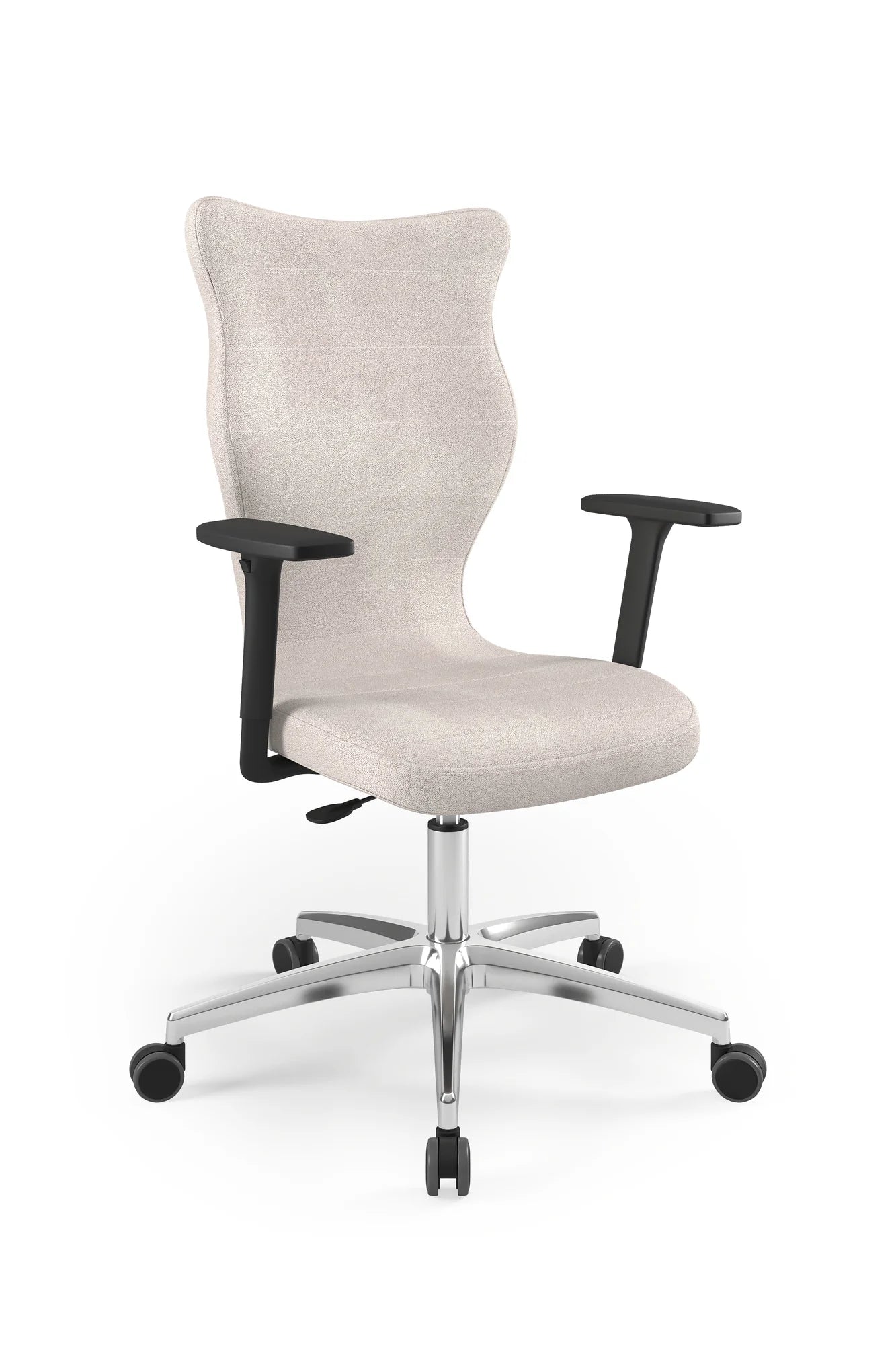 Krzesło obrotowe Perto Plus – Aluminium polerowane / Letto 03