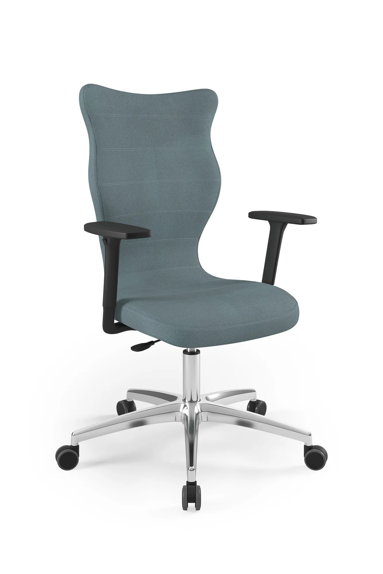 Krzesło obrotowe Perto Plus – Aluminium polerowane / Letto 06