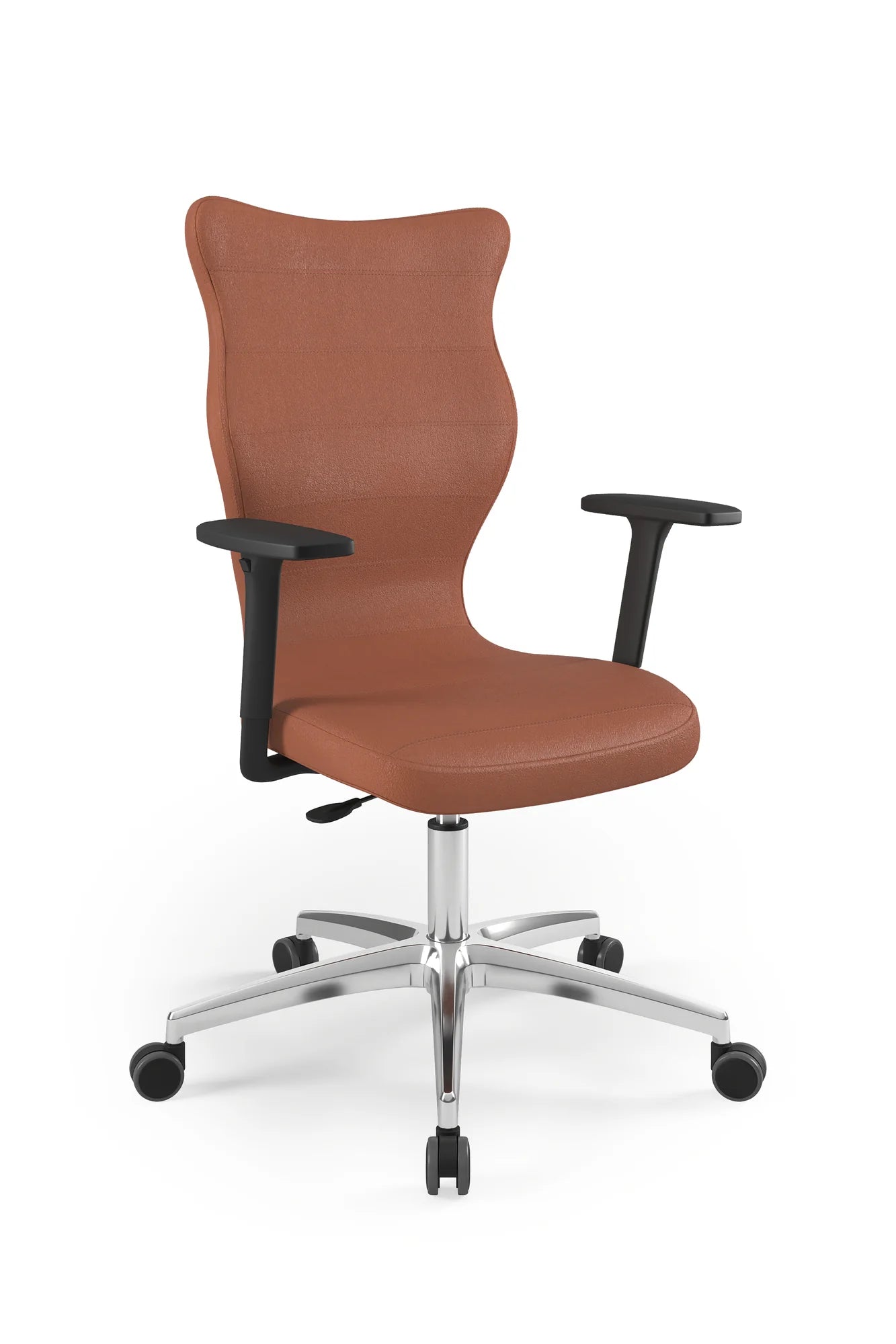 Krzesło obrotowe Perto Plus – Aluminium polerowane / Vega 02