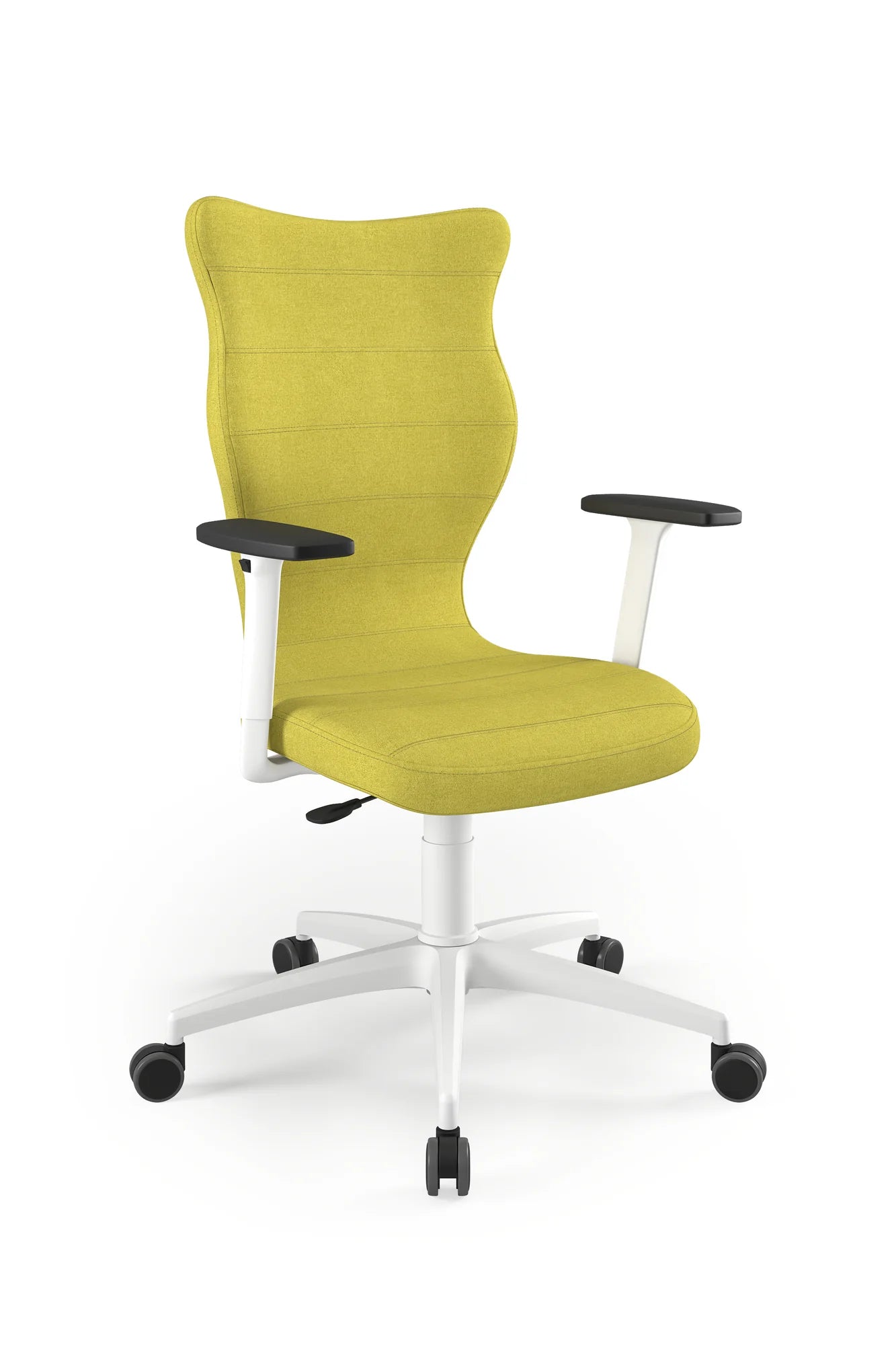 Krzesło obrotowe Perto Plus – Biały / Deco 19