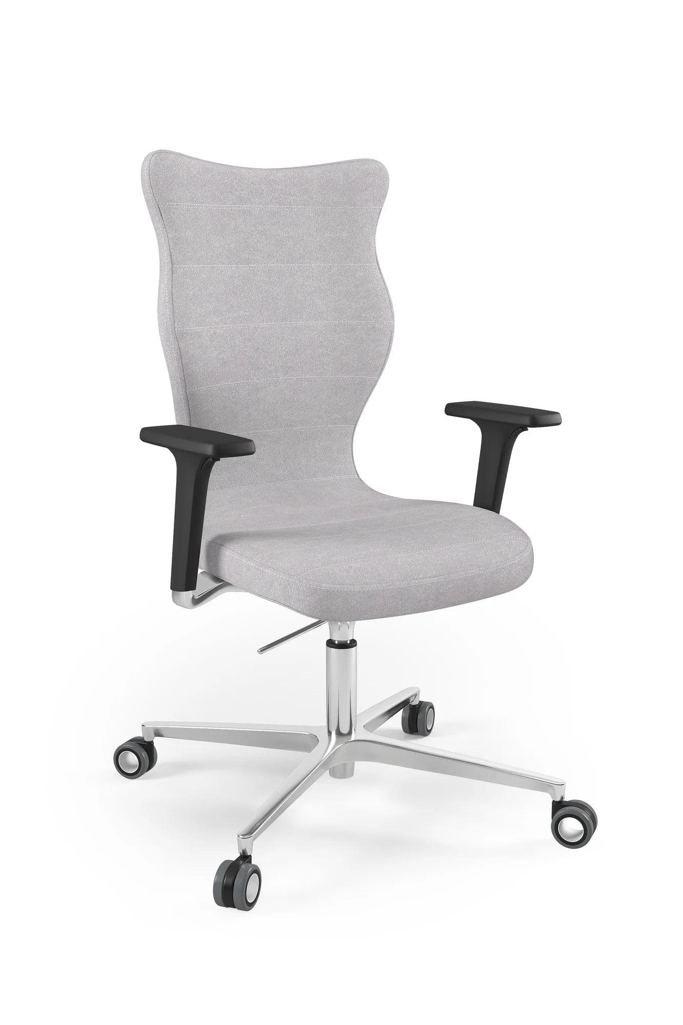 Krzesło obrotowe Zodiac Plus – Aluminium polerowane / Castel 03