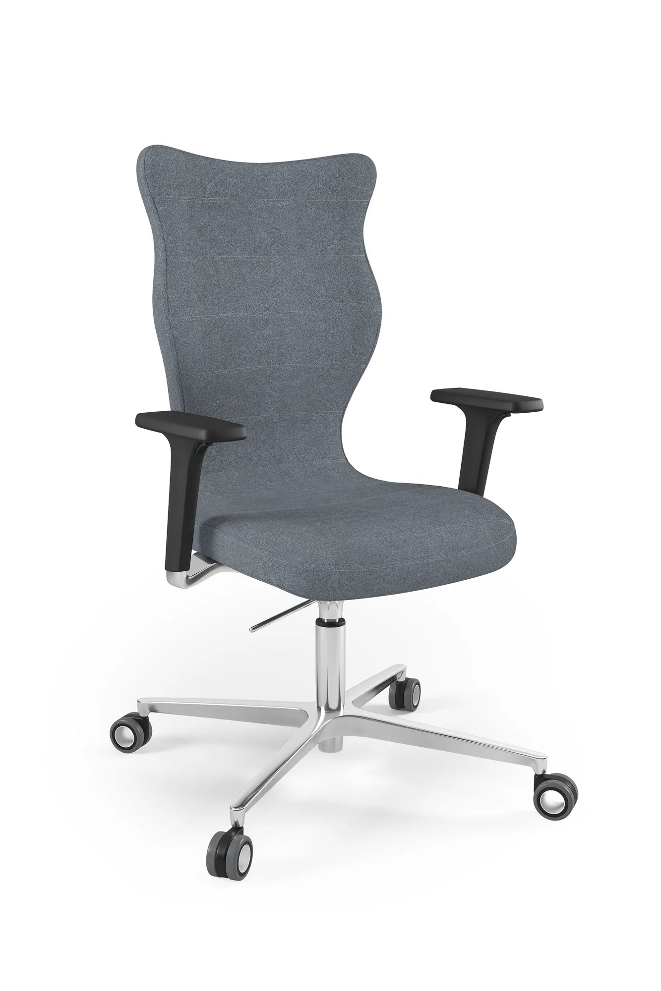 Krzesło obrotowe Zodiac Plus – Aluminium polerowane / Castel 24