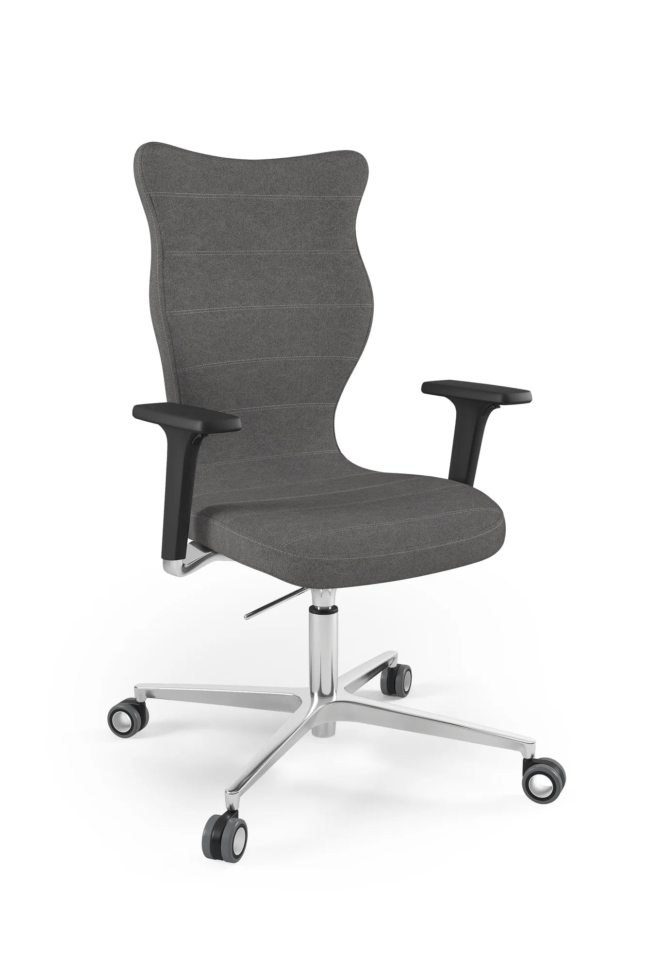 Krzesło obrotowe Zodiac Plus – Aluminium polerowane / Castel 33