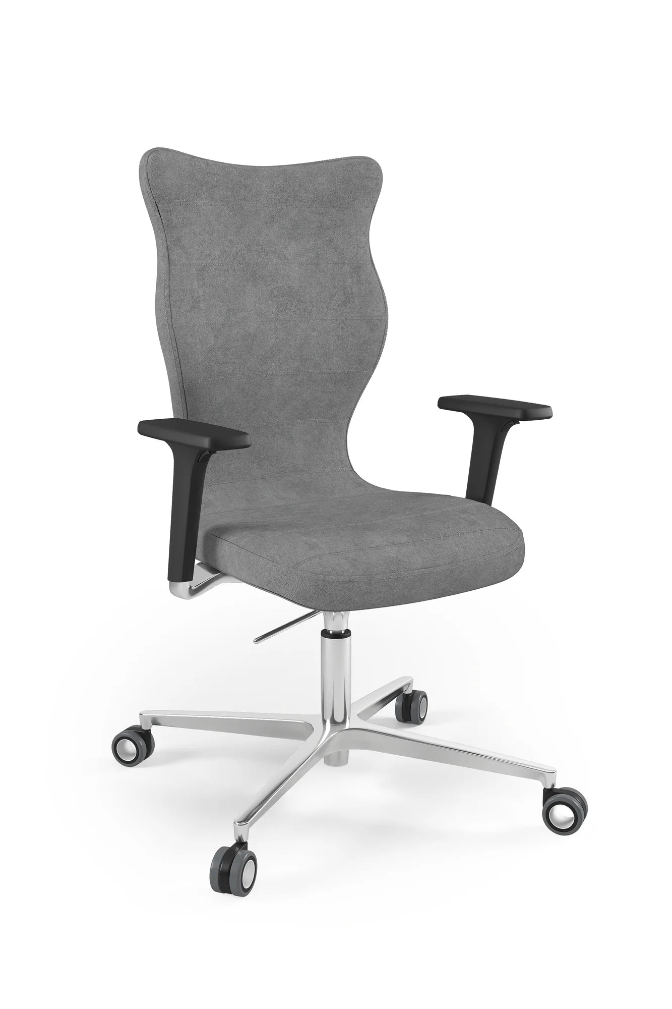 Krzesło obrotowe Zodiac Plus – Aluminium polerowane / Cloud 03