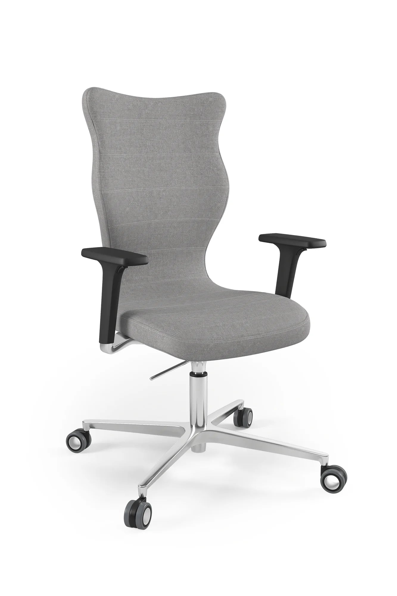 Krzesło obrotowe Zodiac Plus – Aluminium polerowane / Palladium 03