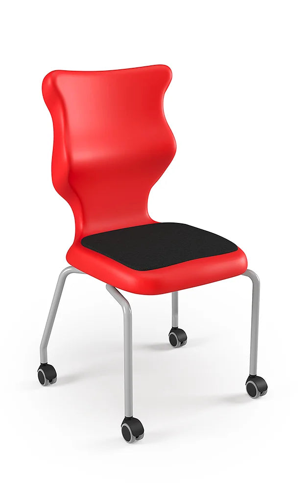 Krzesło szkolne Spider Move Soft – Czerwony