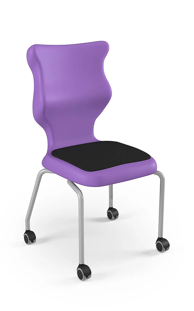 Krzesło szkolne Spider Move Soft – Fioletowy