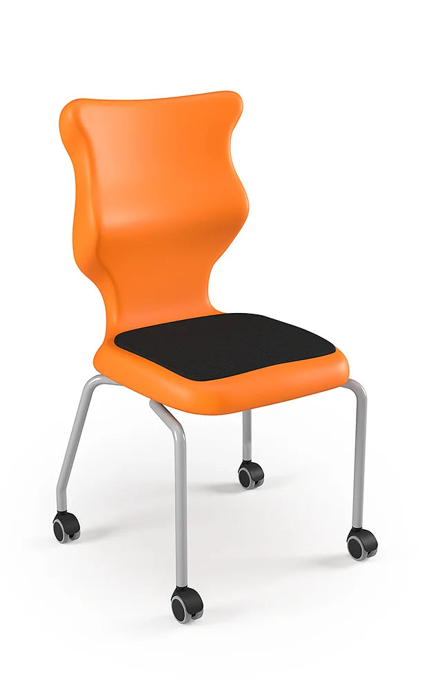 Krzesło szkolne Spider Move Soft – Pomarańczowy