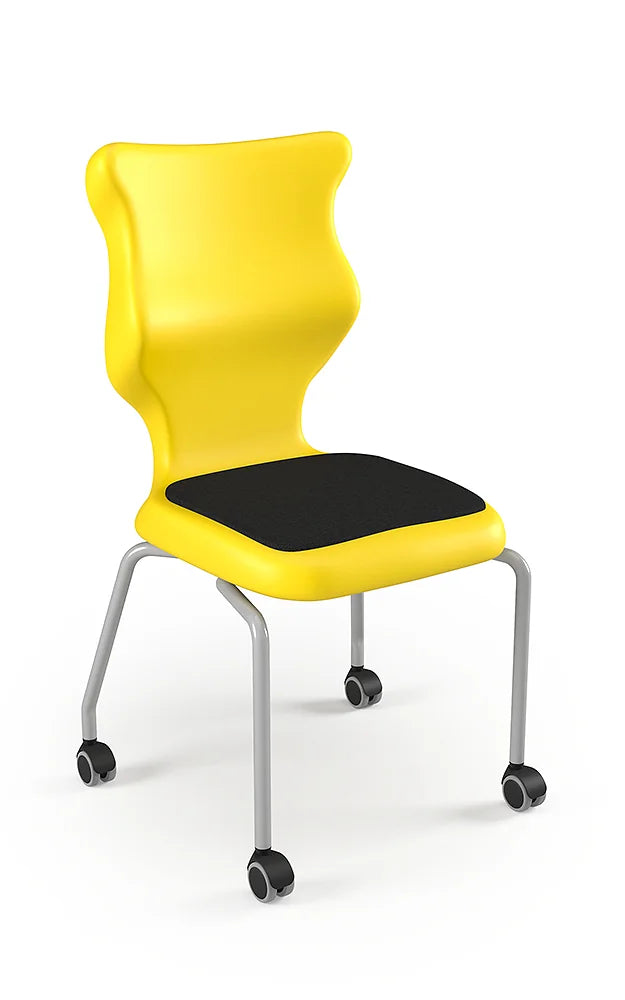 Krzesło szkolne Spider Move Soft – Żółty
