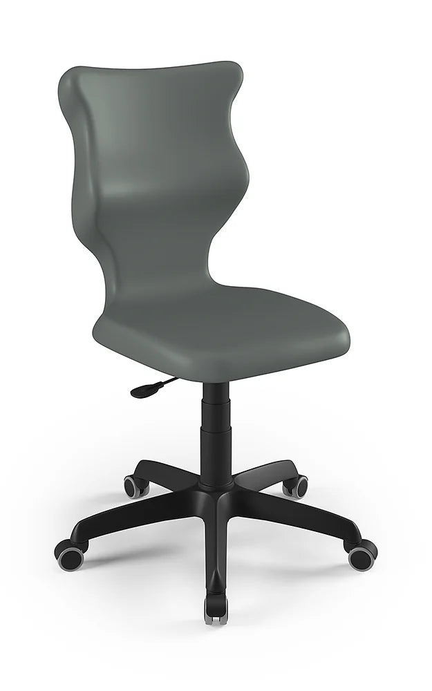 Krzesło szkolne Twist bez podłokietników, rozmiar 5 (wzrost 146–176 cm) – Czarny / Czarny