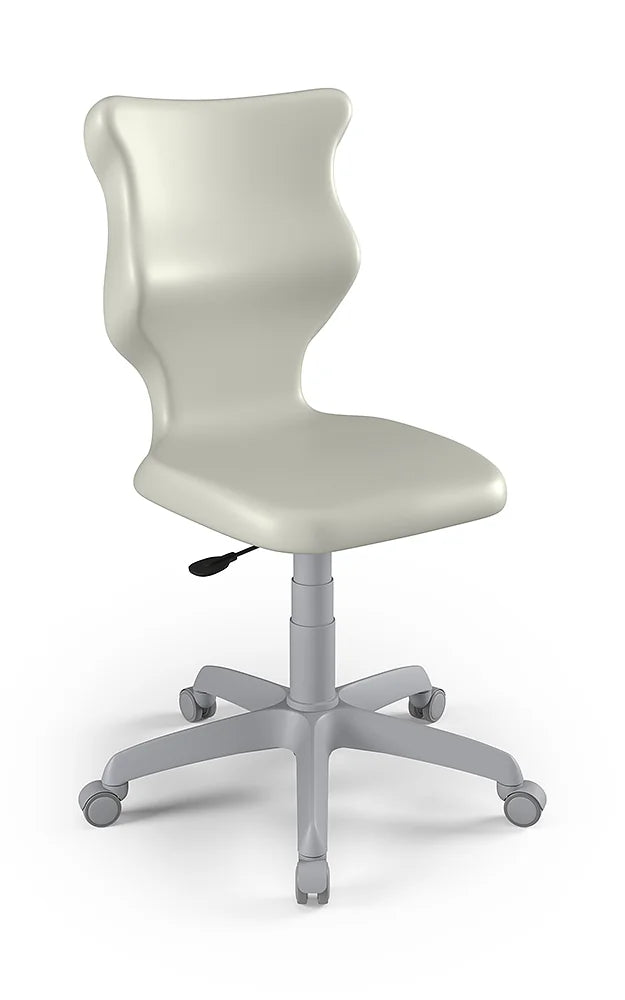 Krzesło szkolne Twist bez podłokietników, rozmiar 5 (wzrost 146–176 cm) – Szary / Jasny szary