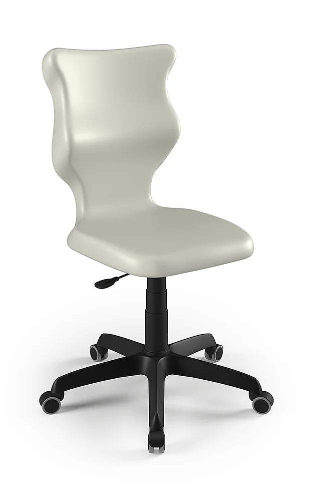 Krzesło szkolne Twist bez podłokietników, rozmiar 6 (wzrost 159–188 cm) – Czarny / Jasny szary