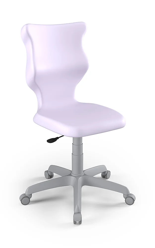Krzesło szkolne Twist bez podłokietników, rozmiar 6 (wzrost 159–188 cm) – Szary / Pastelowy fioletowy