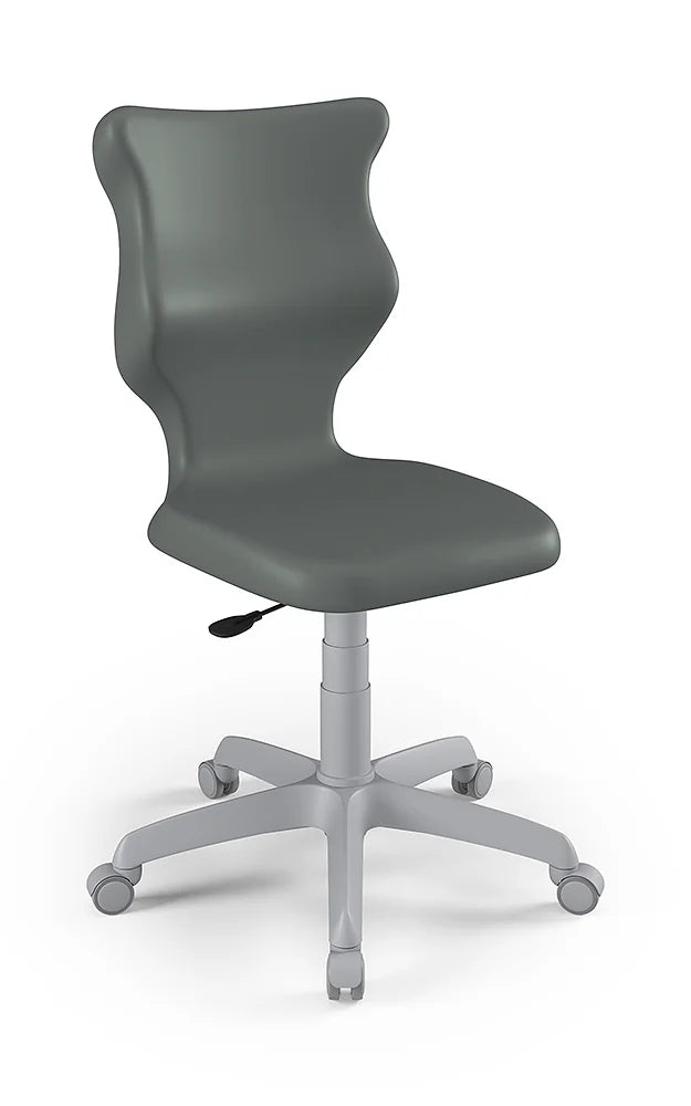 Krzesło szkolne Twist bez podłokietników, rozmiar 6 (wzrost 159–188 cm) – Szary / Szary