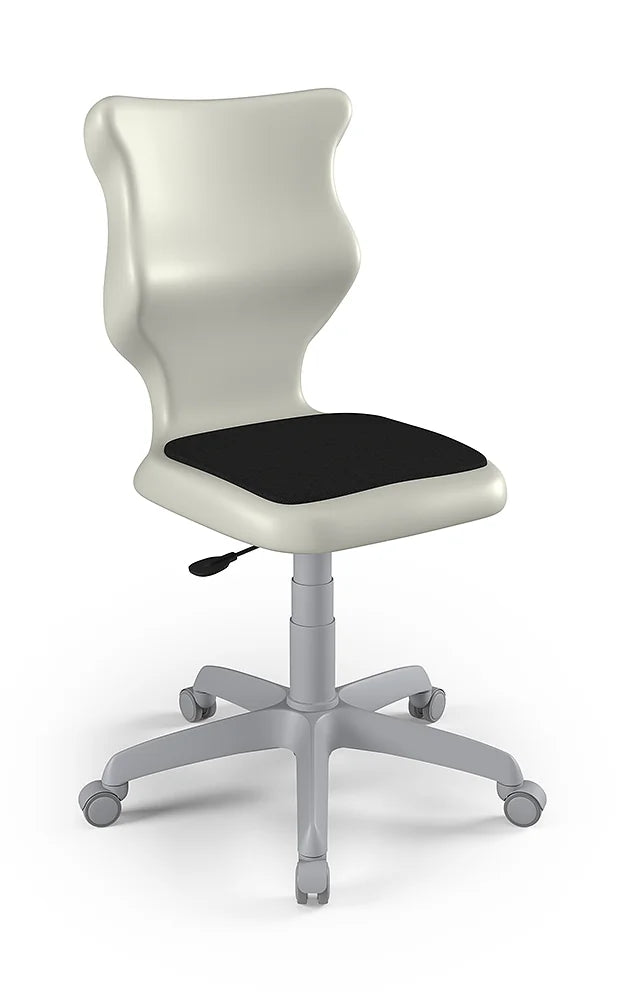 Krzesło szkolne Twist Soft bez podłokietników, rozmiar 5 (wzrost 146–176 cm) – Szary / Jasny szary