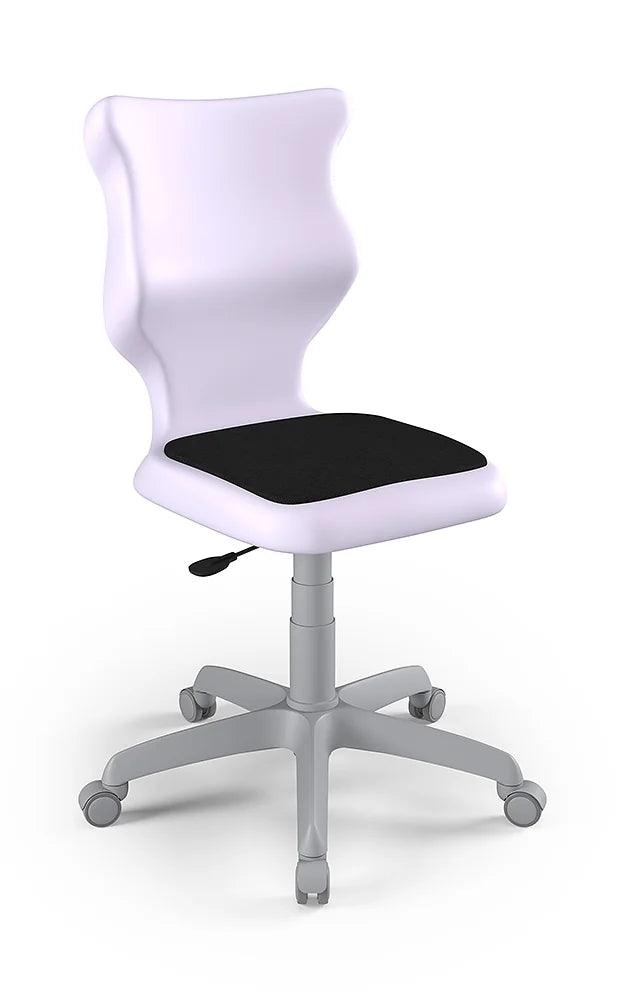Krzesło szkolne Twist Soft bez podłokietników, rozmiar 5 (wzrost 146–176 cm) – Szary / Pastelowy fioletowy