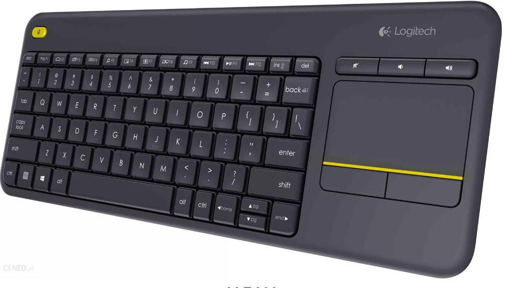 Zdjęcie produktu Logitech K400+ Wireless Touch Keyboard Czarna