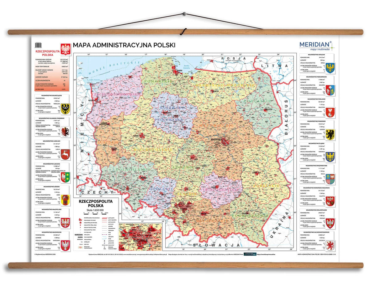 Mapa administracyjna Polski