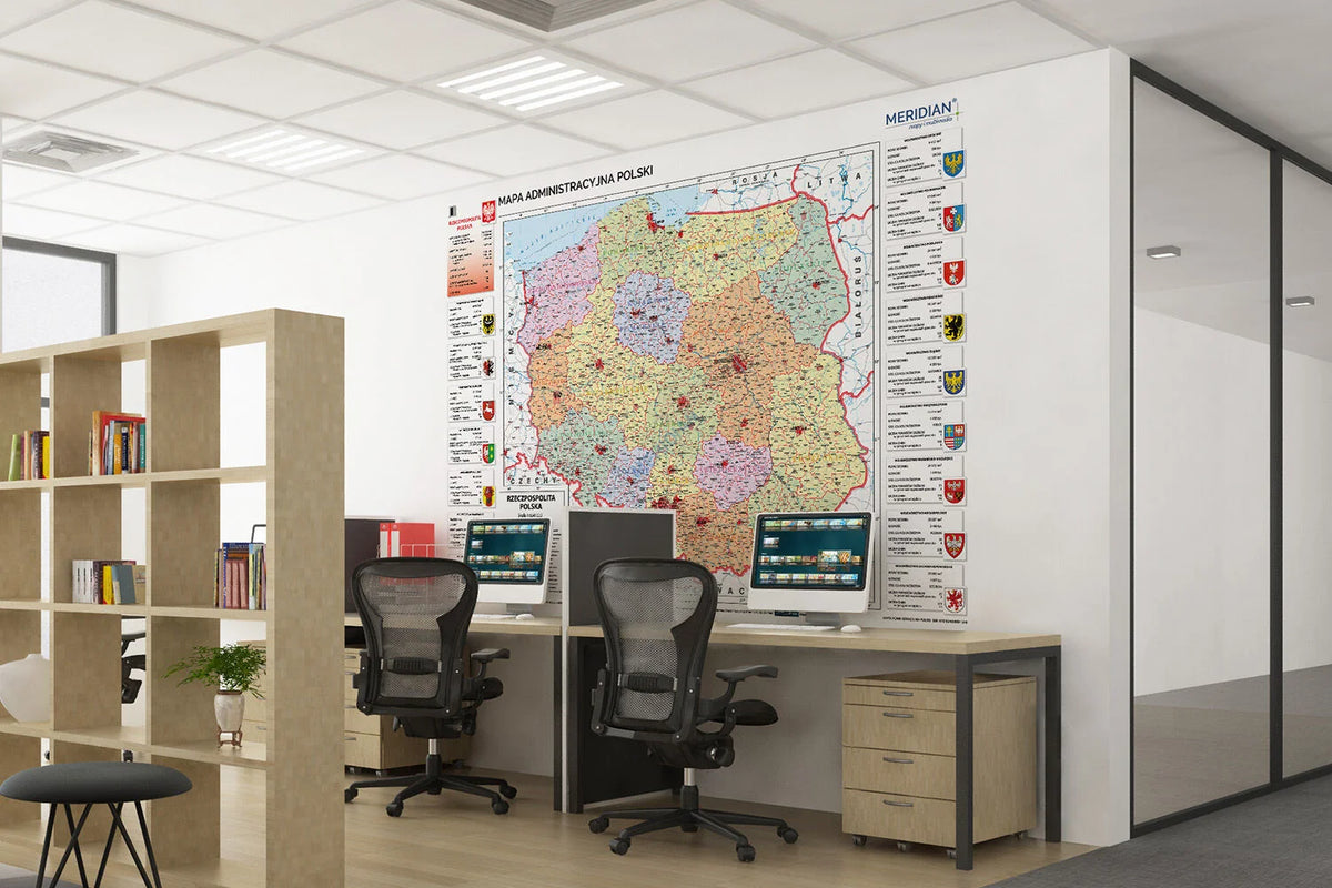 Mapa administracyjna Polski - zdjęcie 4