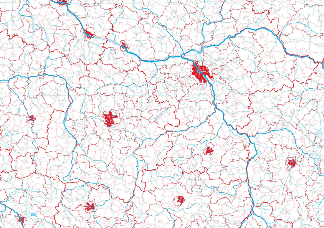 Mapa konturowa Polski