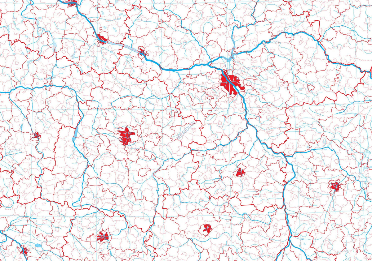 Mapa konturowa Polski - zdjęcie 2