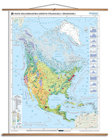 Mapa krajobrazowa Ameryki Północnej i Środkowej
