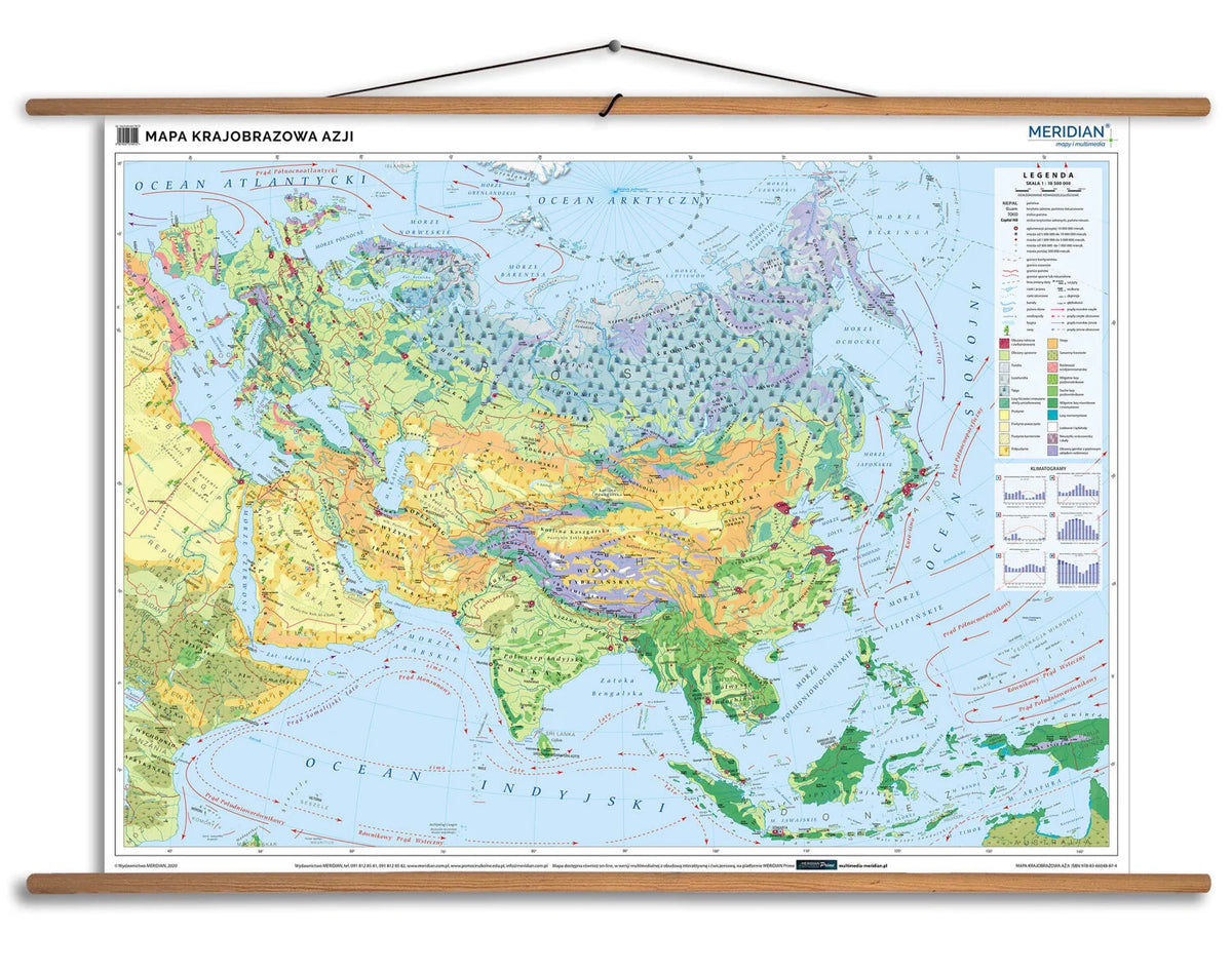 Mapa krajobrazowa Azji