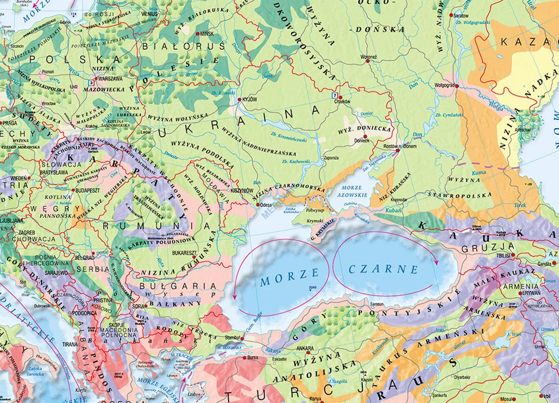Mapa krajobrazowa Europy