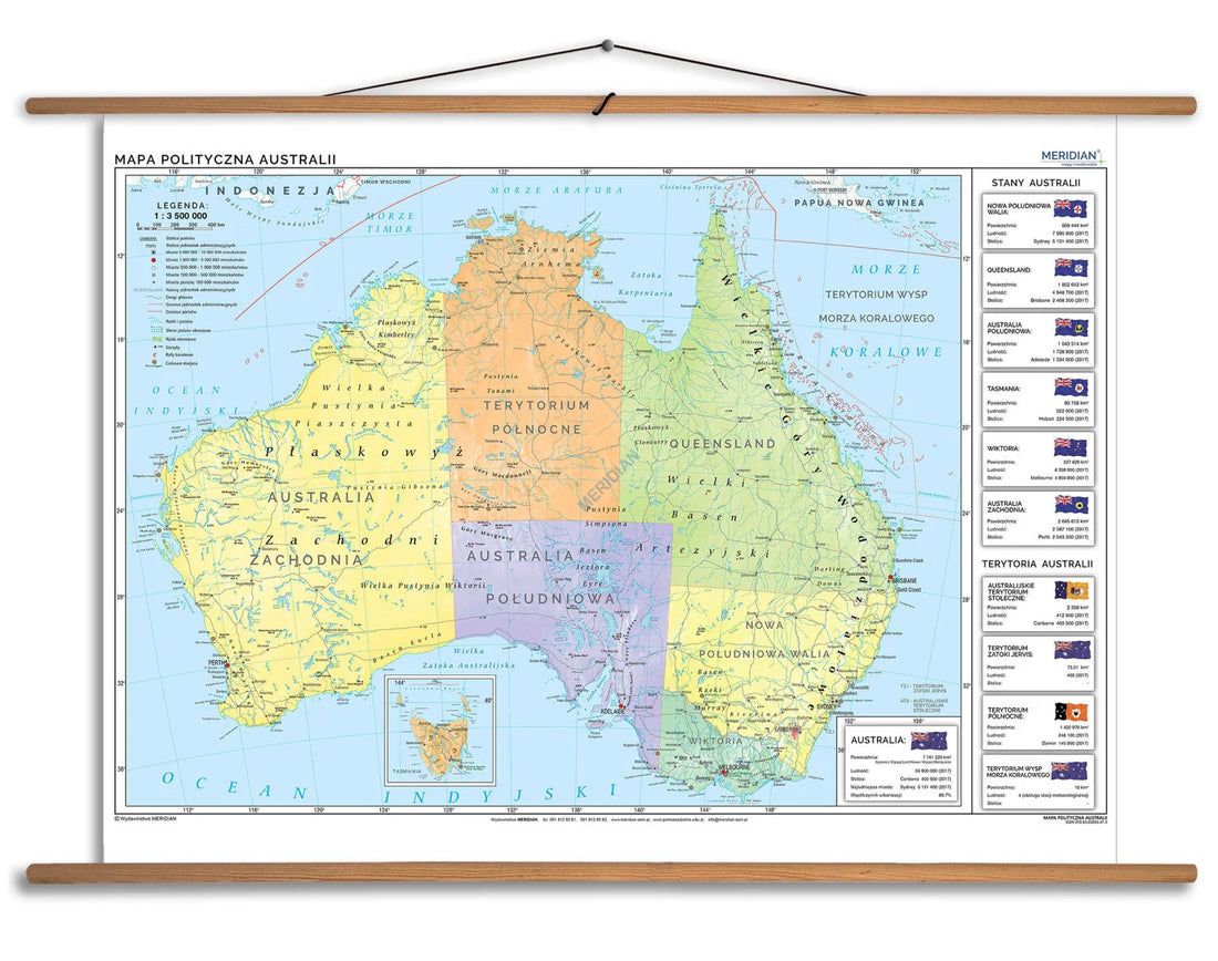 Mapa polityczna Australii