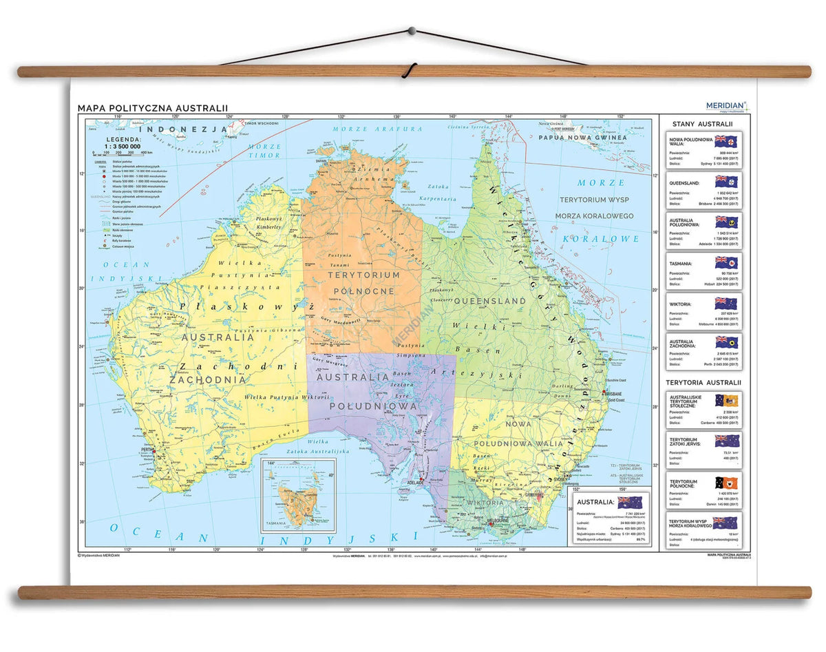 Mapa polityczna Australii