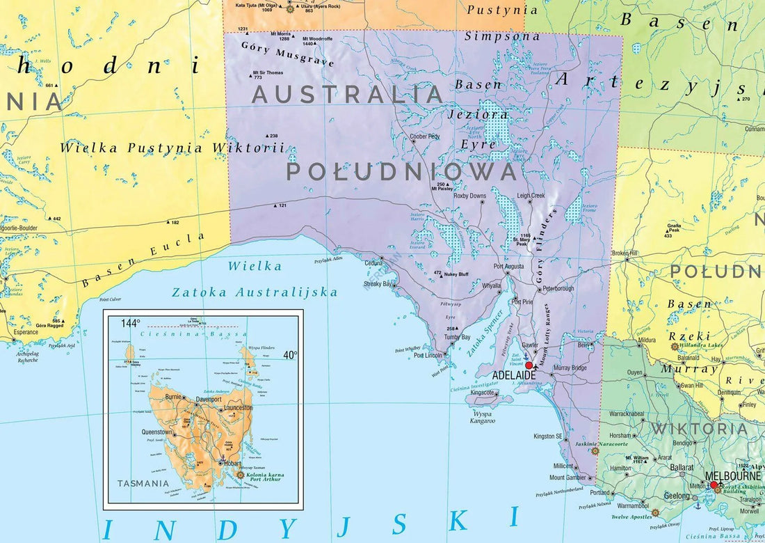 Mapa polityczna Australii