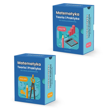 Matematyka Teoria i Praktyka kl. 4-8, Pakiet Ekspert, szkoła podstawowa: pudełka programów kl. 4-6 i kl. 7-8