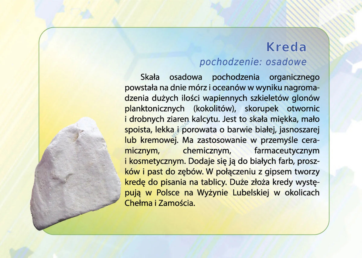 Minerały i skały - mapa ścienna - zdjęcie 3