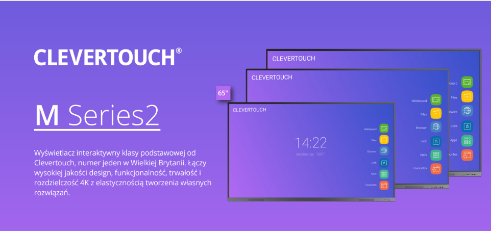 Zdjęcie produktu Monitor Interaktywny Clevertouch Mseries gen2 65"