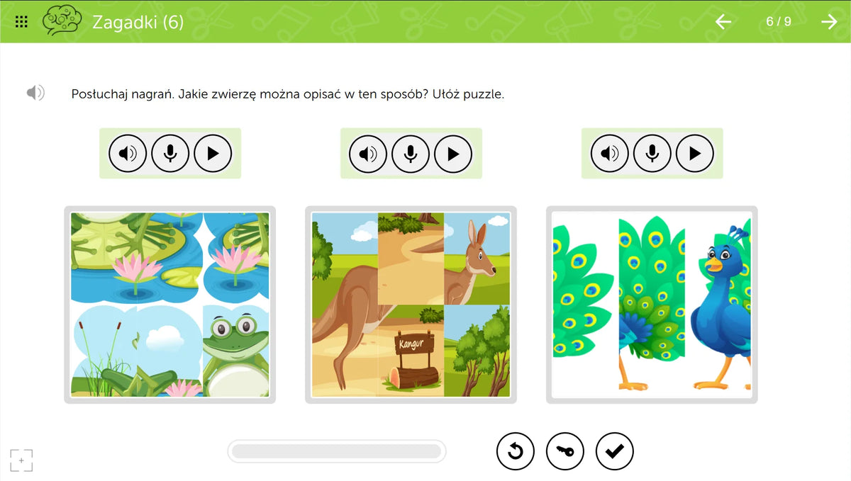 mTalent Afazja (3+, 11+), ekran ćwiczenia 3