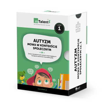 Zdjęcie produktu mTalent Autyzm - Mowa w kontekście społecznym cz.1