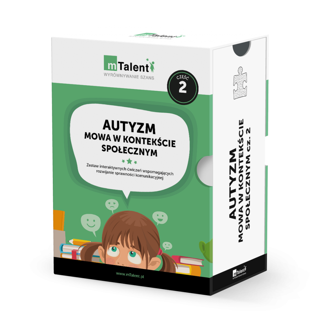 Zdjęcie produktu mTalent Autyzm - Mowa w kontekście społecznym cz. 2