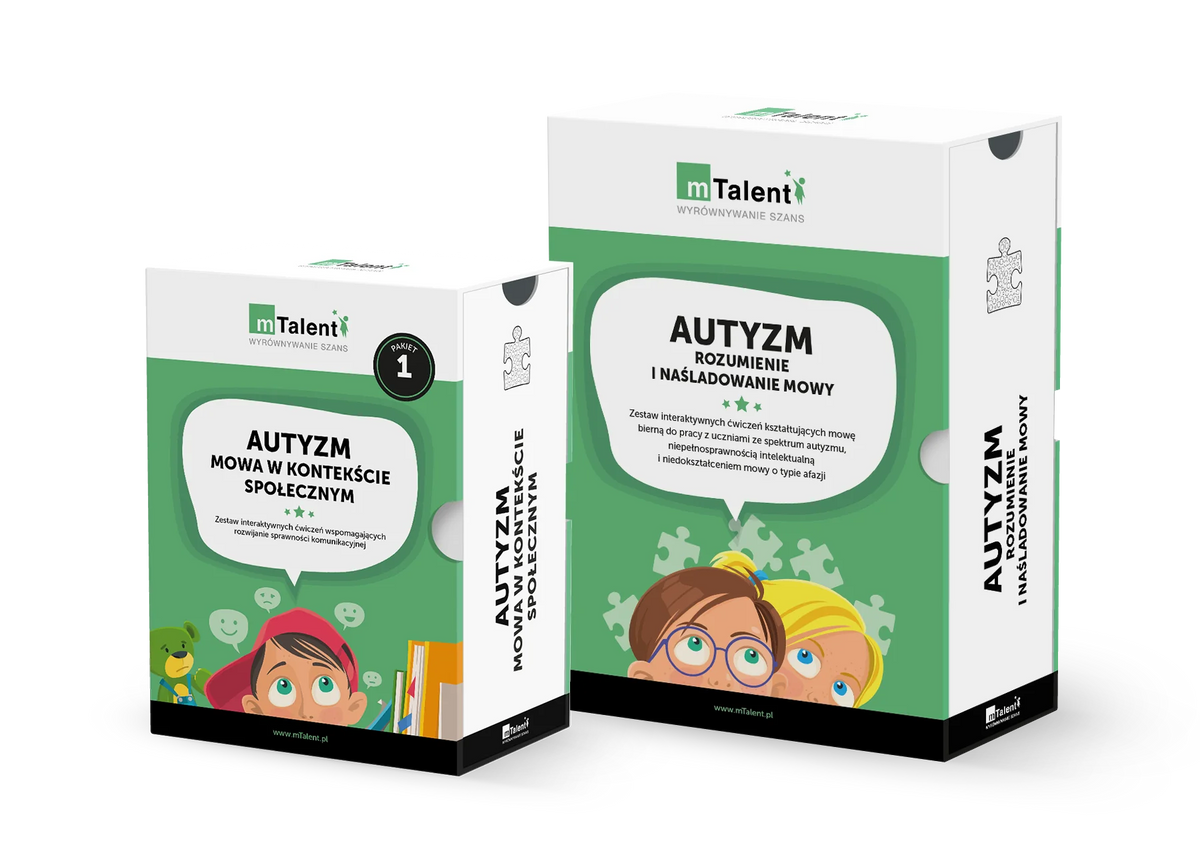 mTalent Autyzm. Rozumienie i naśladowanie mowy + Mowa w kontekście społecznym cz. 1